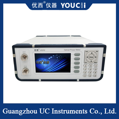 Medidor de poder ótico +10 da fibra de duplo canal ~ -65dBm 100 ~ 240V