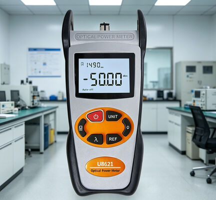 Medidor de potência óptica, comprimentos de onda de calibração: 850/1300/1310/1490/1550/1625nm