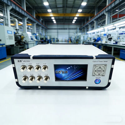 Medidor de Potência Óptica Econômico de 8 Canais, Com Função de Download de Dados
